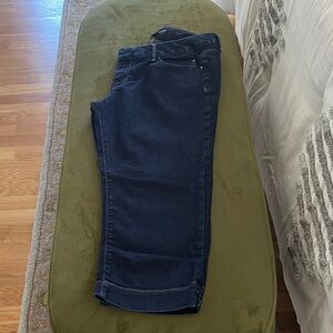 Banana Republic Dark Indigo Cropped Jeans
